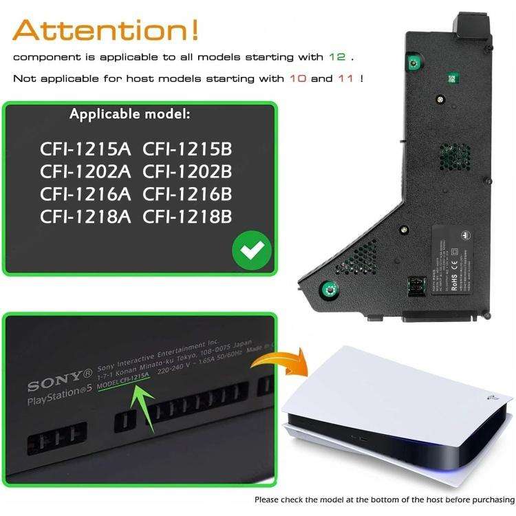 Power Supply ADP-400FR CFI-1215, For Sony PS5 ADP-400FR
