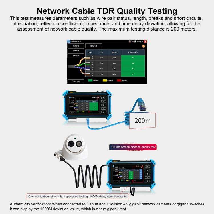 IPC-5200CPlus Network Engineering Treasure Simulated Coaxial SDI Integrated Video Surveillance Te...