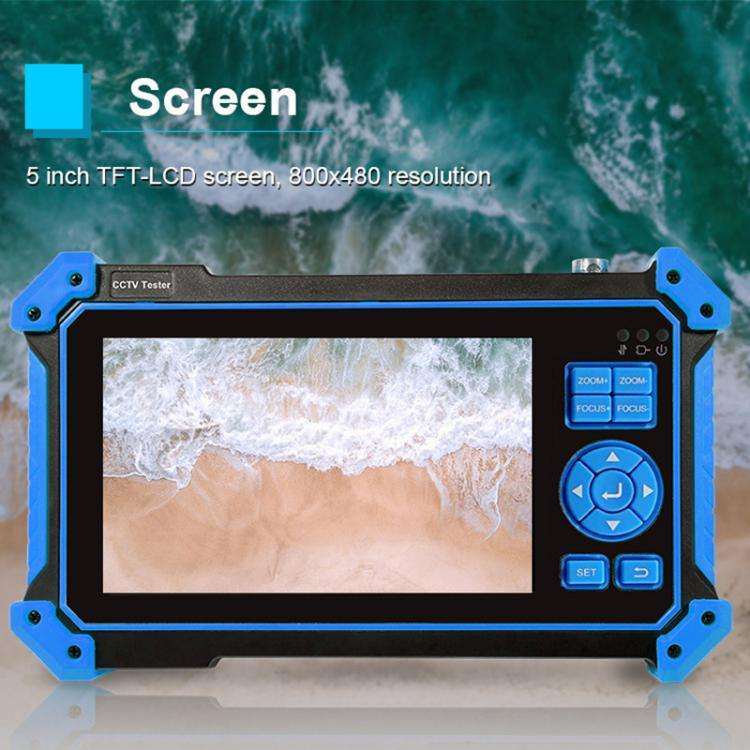 HD-3100Pro Engineering Treasure 5 in 1 Coaxial Video Surveillance Tester, US Plug, EU Plug, UK Plug