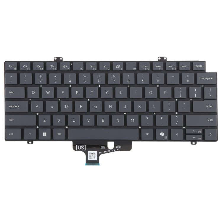 For Dell Pro 14 Plus PB14250 14255 Pro Max 14 Series US Version Laptop Keyboard, For Dell Pro 14 ...