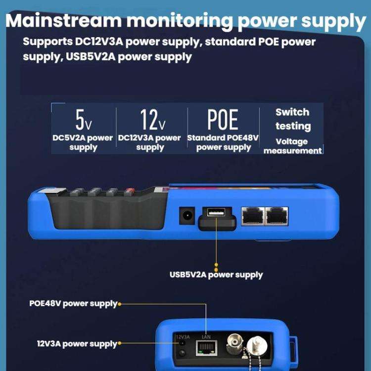 IPC9310Plus 4.5 Inch HD Screen Engineering Tester Network Analog Coaxial Video Surveillance Teste...