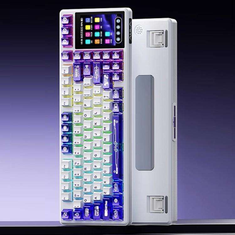 AULA L99 Smart Touch Screen Tri-Mode RGB Customizable Mechanical Keyboard