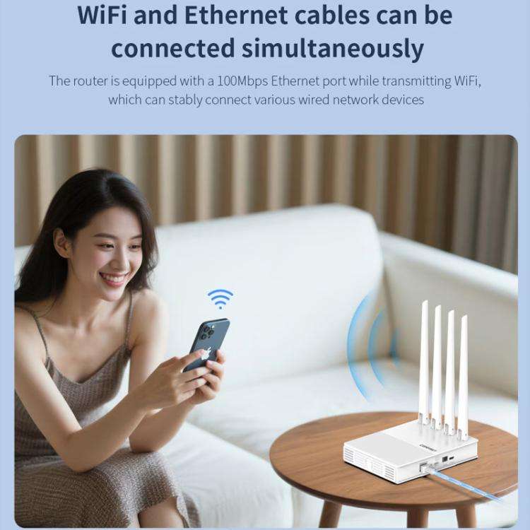 COMFAST CF-E11 Portable 4G SIM to Ethernet / WiFi Router, CF-E11