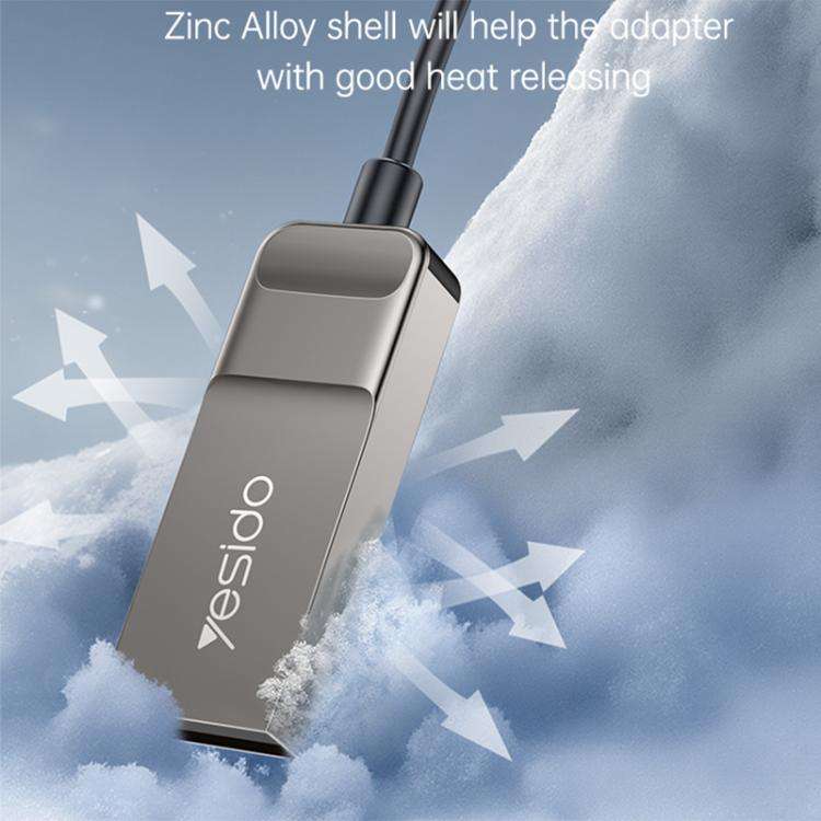 Yesido YAU82 AUX 3.5mm Car Bluetooth 5.0 Audio Adapter, YAU82