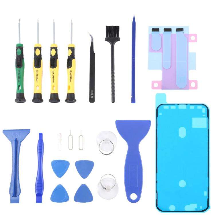 JIAFA JF-8182 21 in 1 Battery Adhesive + Waterproof Adhesive + Repair Tool Set, For iPhone 17 Pro...
