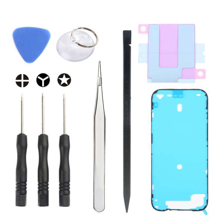 JIAFA JF-8162 9 in 1 Battery Adhesive + Waterproof Adhesive + Repair Tool Set, For iPhone 17 Pro ...