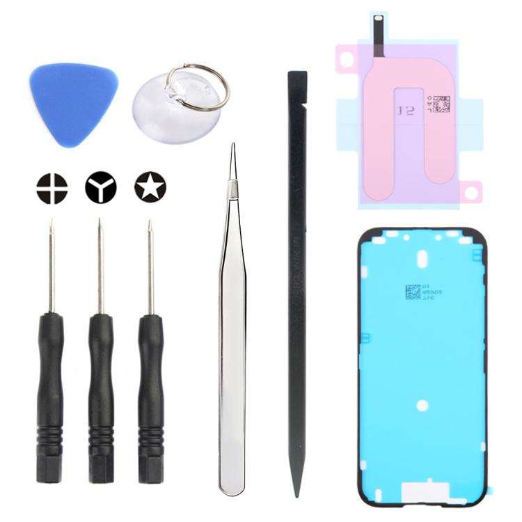 JIAFA JF-8162 9 in 1 Battery Adhesive + Waterproof Adhesive + Repair Tool Set, For iPhone 17 Pro ...
