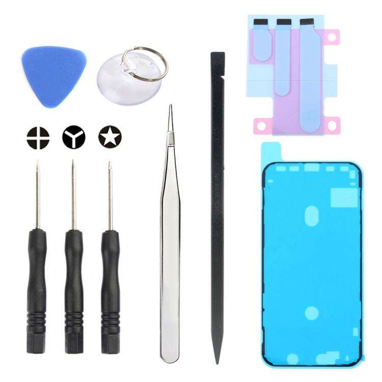 JIAFA JF-8162 9 in 1 Battery Adhesive + Waterproof Adhesive + Repair Tool Set, For iPhone 17 Pro ...
