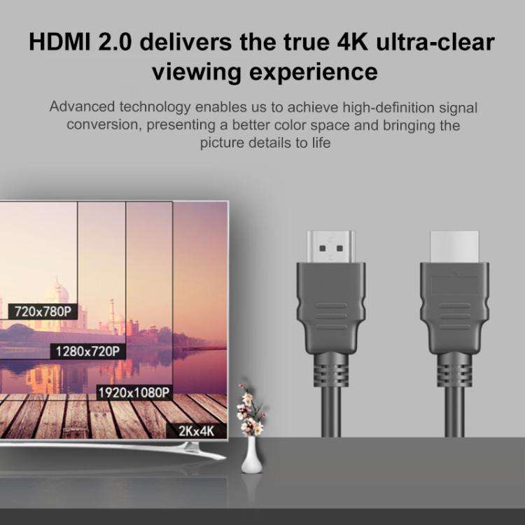 HDMI 2.0 4K TV Computer Video Monitors HD Connection Cable, 1m, 1.8m, 2m, 3m, 5m