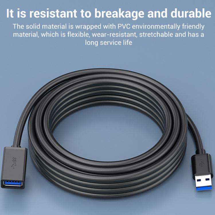 WG138 USB 3.0 Male to Female Extension Cable Extended Data Transfer Cord for Computer U-disk Mous...