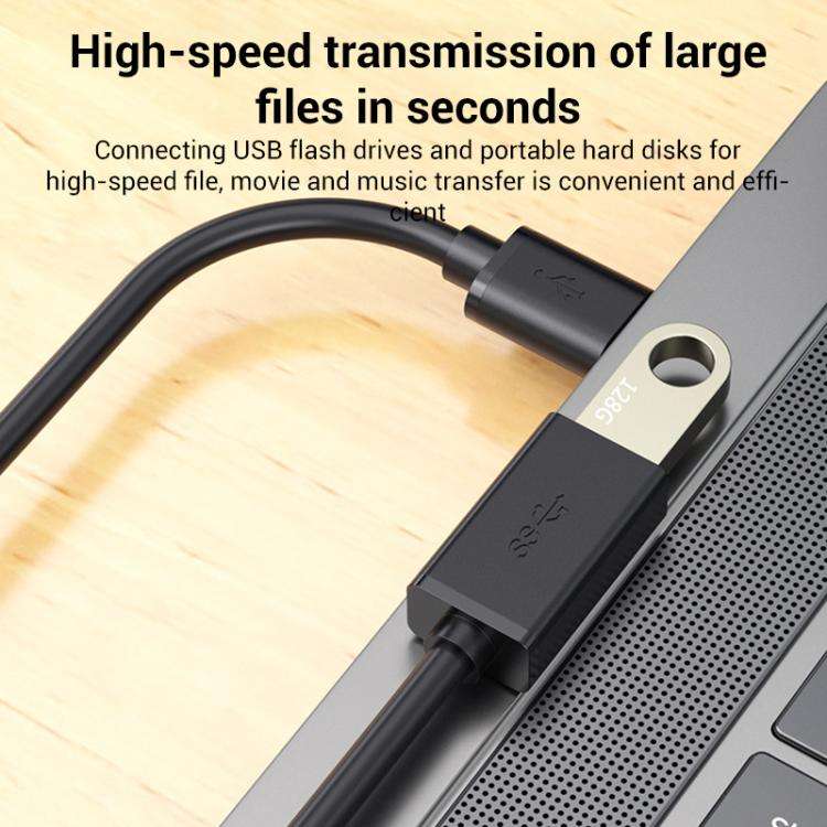 WG138 USB 3.0 Male to Female Extension Cable Extended Data Transfer Cord for Computer U-disk Mous...