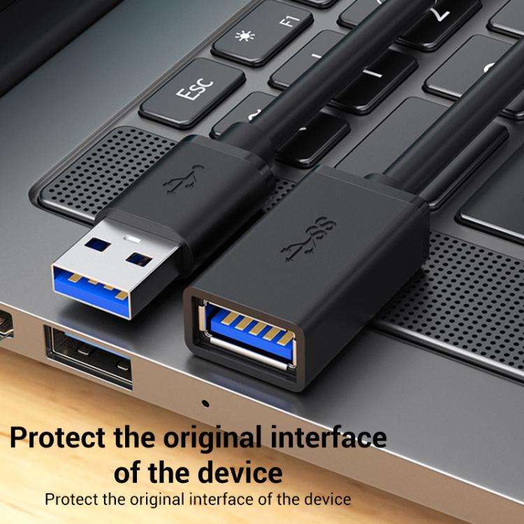 WG138 USB 3.0 Male to Female Extension Cable Extended Data Transfer Cord for Computer U-disk Mous...
