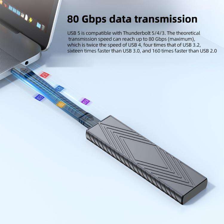 USB5 240W 16K 80Gbps Type-C to Type-C For Thunderbolt 5 Full Function FPC Cable Data Cable