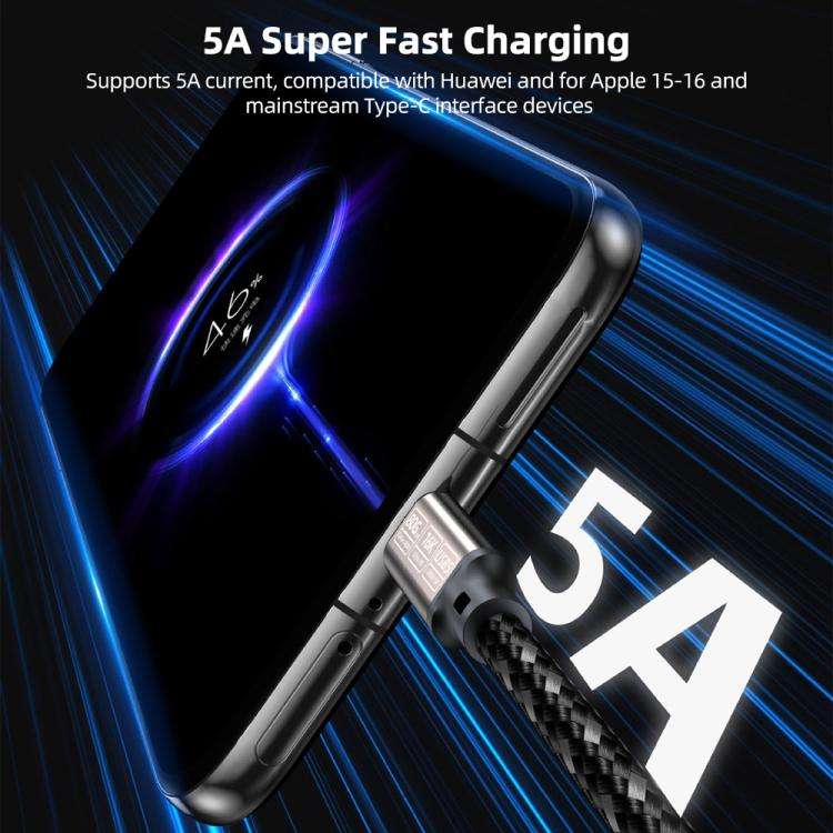 USB5 240W 16K 80Gbps Type-C to Type-C Thunderbolt 4 Full-function Data Cable