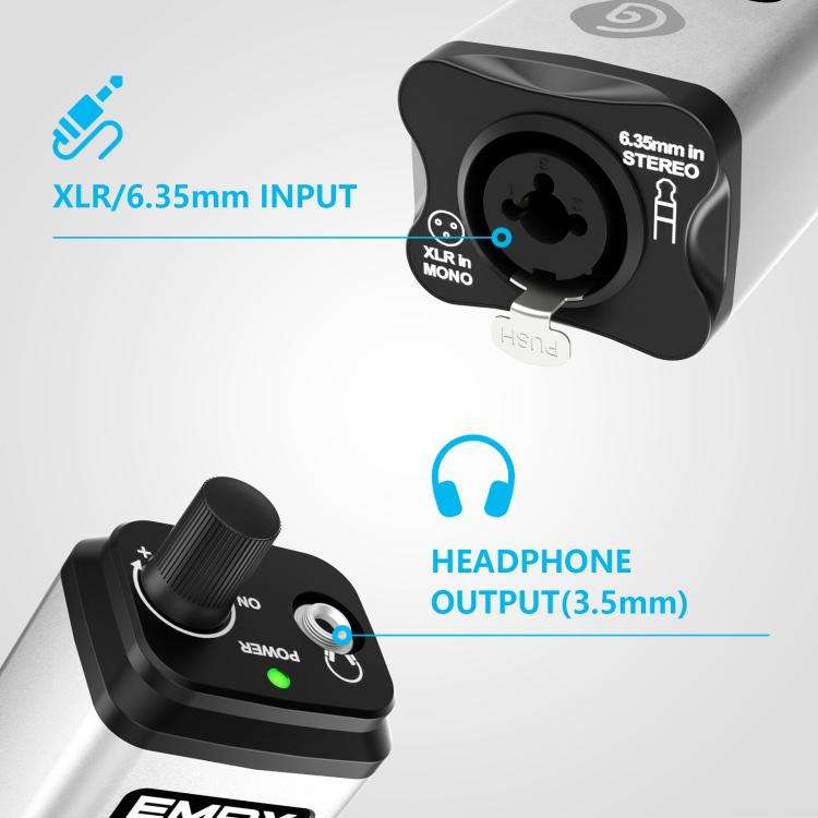 DEBRA EMPX Portable Professional Monitor Headphone Amplifier