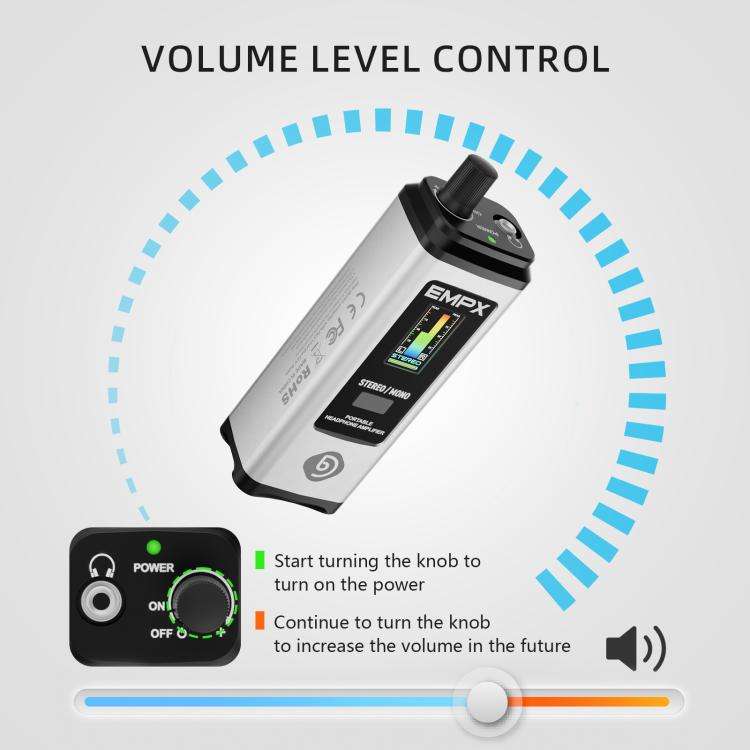 DEBRA EMPX Portable Professional Monitor Headphone Amplifier