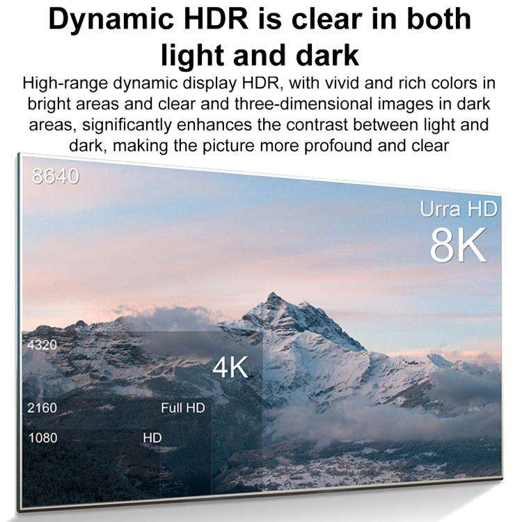 WG235 DP2.1 to DP2.1 16K 30Hz HD Video Adapter Cable, 1m, 1.5m, 2m, 3m, 5m