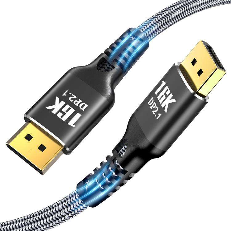 WG235 DP2.1 to DP2.1 16K 30Hz HD Video Adapter Cable, 1m, 1.5m, 2m, 3m, 5m