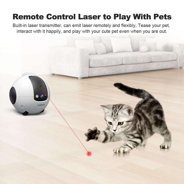 SriHome DH013 Plus 4MP Smart Pet Robot Camera with Auto-Charging Dock, US Plug, UK Plug, EU Plug,...