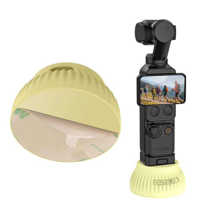 For DJI Osmo Pocket 4 / 3 Sunnylife Silicone Stand Base Car Center Console Base Desktop Stabilize...