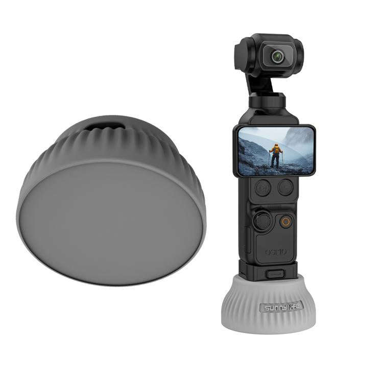 For DJI Osmo Pocket 4 / 3 Sunnylife Silicone Stand Base Car Center Console Base Desktop Stabilize...