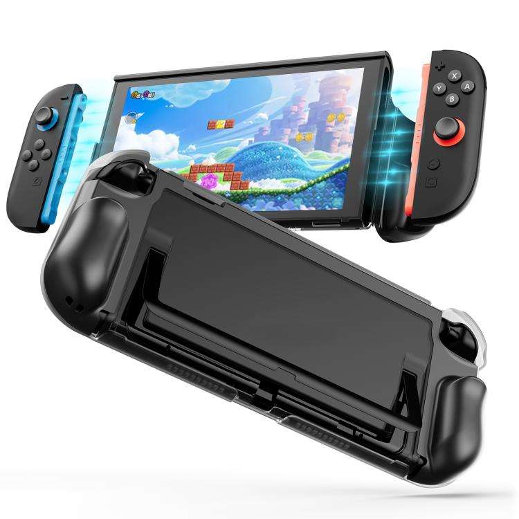XDcase Transparent Armor Soft-Touch TPU Protective Case with Front Cover, For Nintendo Switch 2