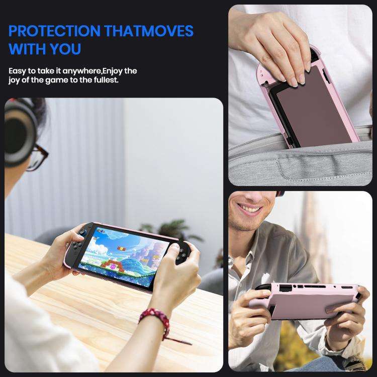 XDcase Transparent Armor Soft-Touch TPU Protective Case with Front Cover, For Nintendo Switch 2