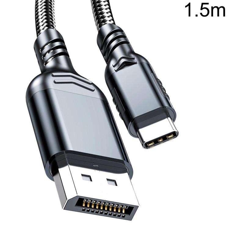 WG226 16K Ultra HD Type-C to DP 2.1 Display Cable Thunderbolt Adapter Cable No Logo, 1.5m No Logo...