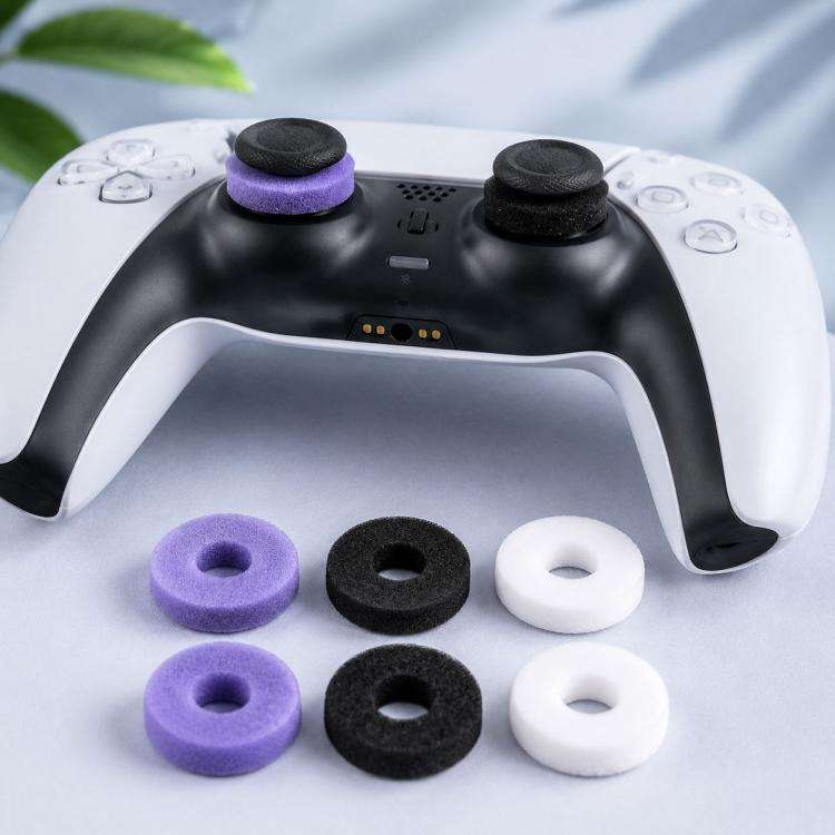 XDcase 6pcs Soft Silicone Aiming Precision Rings for PS4 / PS5 / Xbox / Switch / Google Stadia, 6PCS
