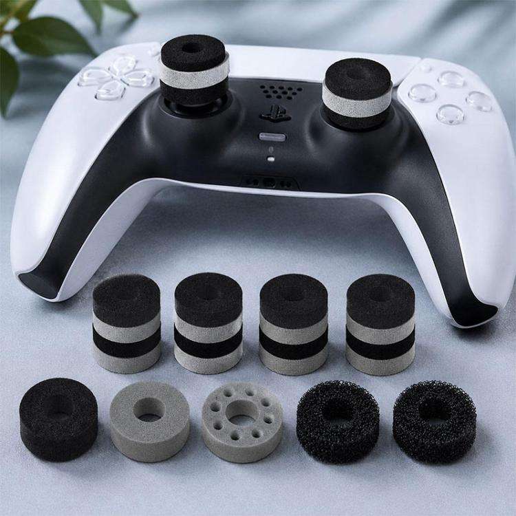 XDcase 16pcs Sponge Aiming Precision Rings for PS4 / PS5 / Xbox / Switch / Google Stadia, 16PCS