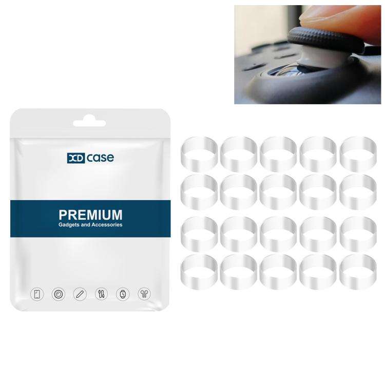 XDcase 20pcs Joystick Invisible Silicone Protectors for PS5 / PS4 / Xbox / ROG Ally