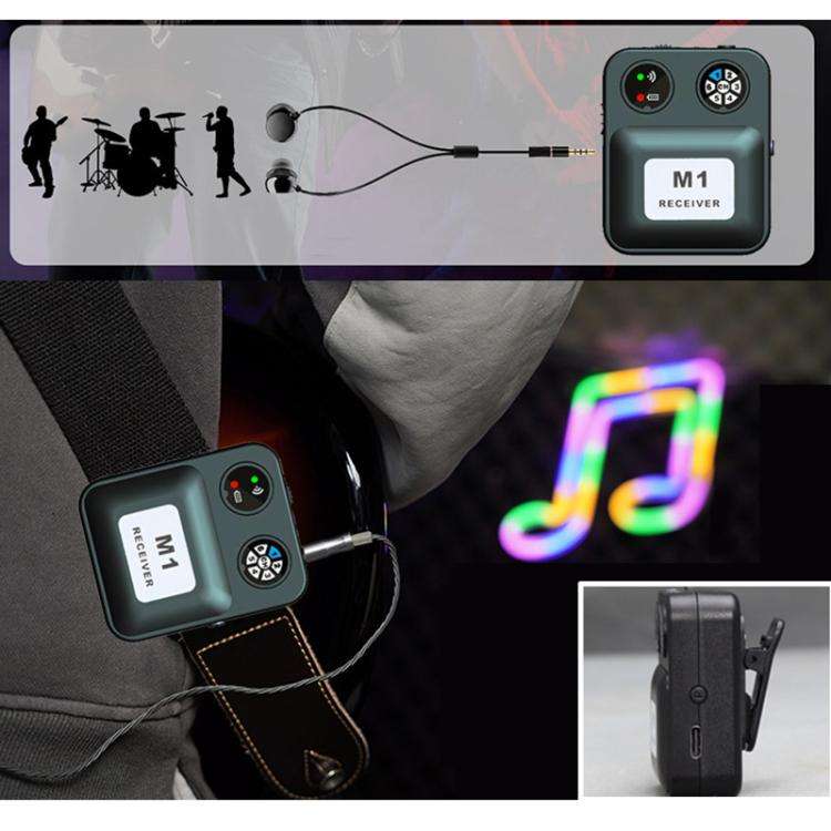 MX-M1 Portable Wireless In-Ear Monitoring System for Stage 1 TX & 1 RX, MX-M1