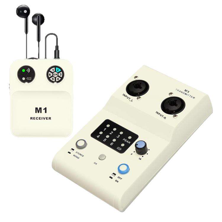 MX-M1 Portable Wireless In-Ear Monitoring System for Stage 1 TX & 1 RX, MX-M1