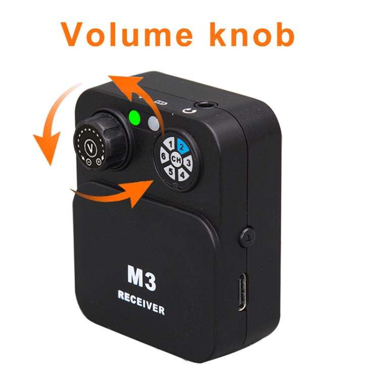 MX-M3 Portable Wireless In-Ear Monitoring System for Stage 1 TX & 1 RX, MX-M3