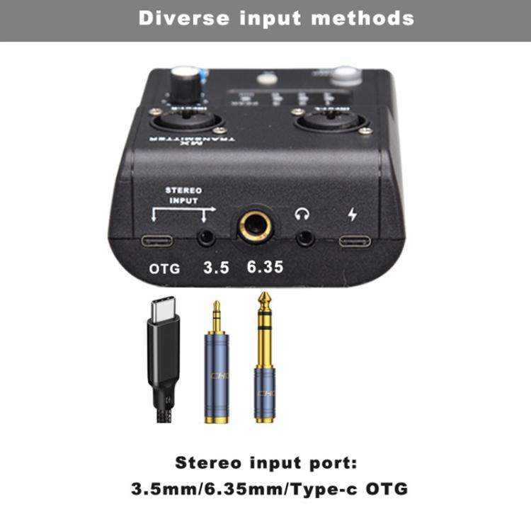 MX-M3 Portable Wireless In-Ear Monitoring System for Stage 1 TX & 1 RX, MX-M3