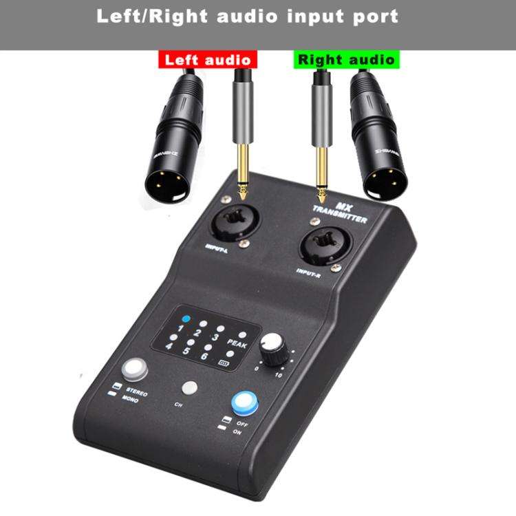 MX-M3 Portable Wireless In-Ear Monitoring System for Stage 1 TX & 1 RX, MX-M3