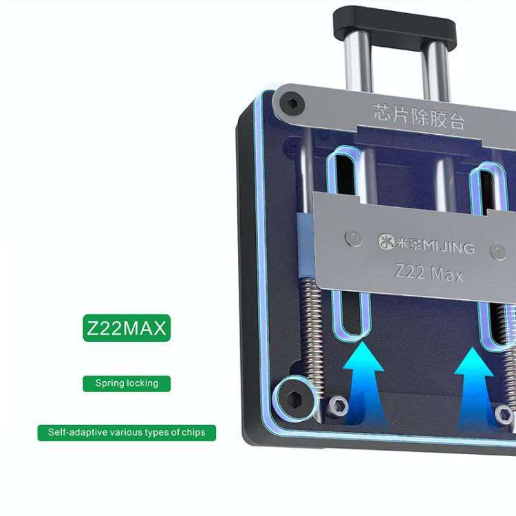 Mijing Z22MAX CPU Chip Tin Planting BGA Reballing Stencil Platform For iPhone 11-17 Pro Max / And...