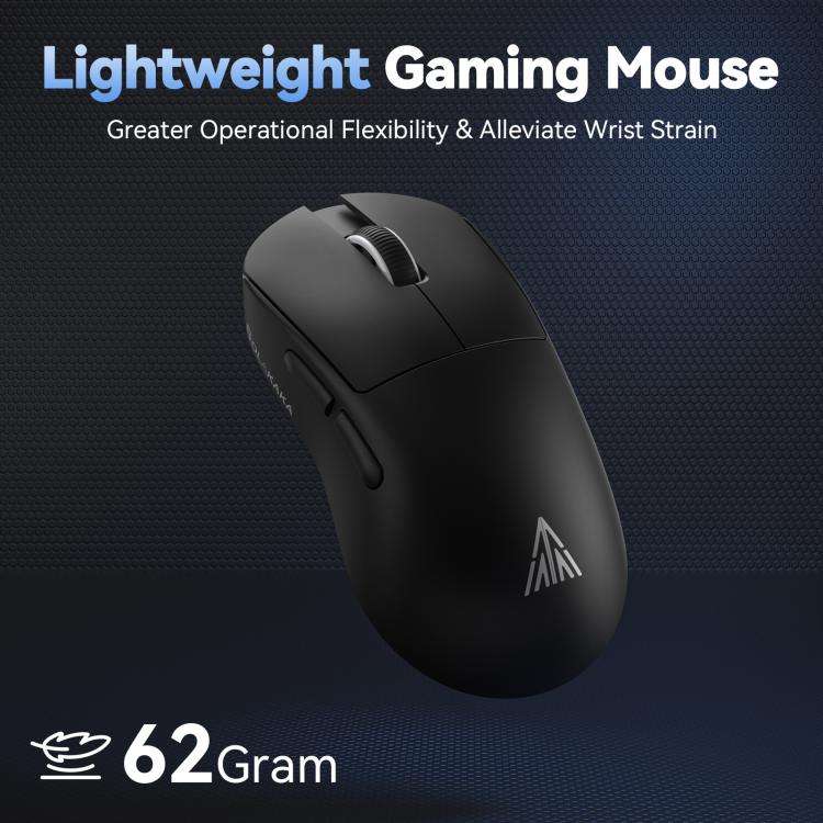 SOLAKAKA SM822 Tri-Mode 24000DPI 1000Hz Wireless Gaming Mouse with RGB Charging Dock