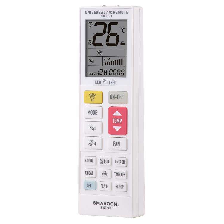 SMASOON K-6028E Universal Air Conditioner Remote Control with LED Light
