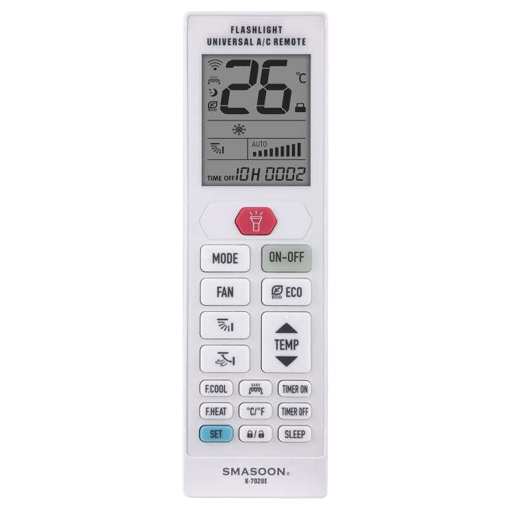SMASOON K-7028E Universal Air Conditioner Remote Control