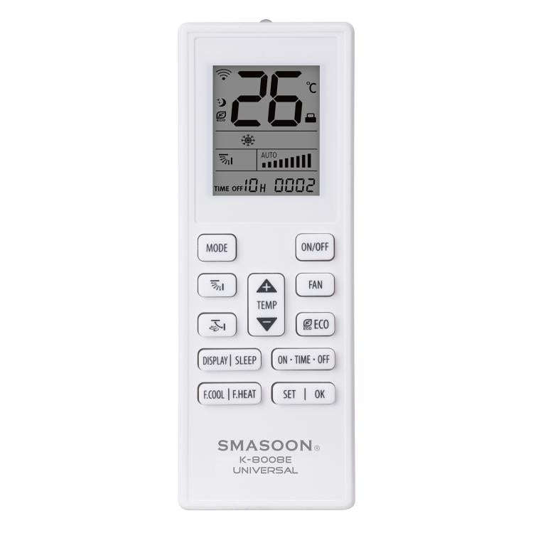 SMASOON K-8008E Universal Air Conditioner Remote Control