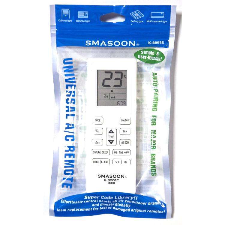 SMASOON K-8008E Universal Air Conditioner Remote Control