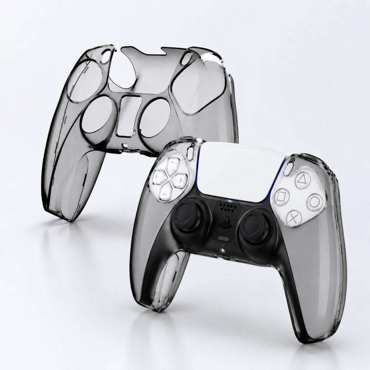 XDcase 2pcs Game Controller Split Crystal PC Protective Case, For Sony PS5