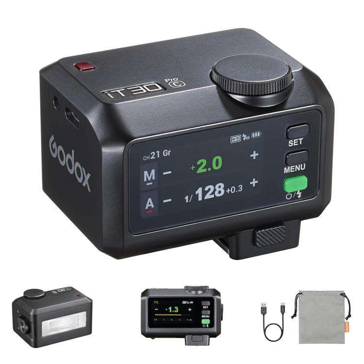Godox iT30 Pro TTL Mini iFlash Camera Flash Light, iT30 Pro C For Canon, iT30 Pro N For Nikon, iT...