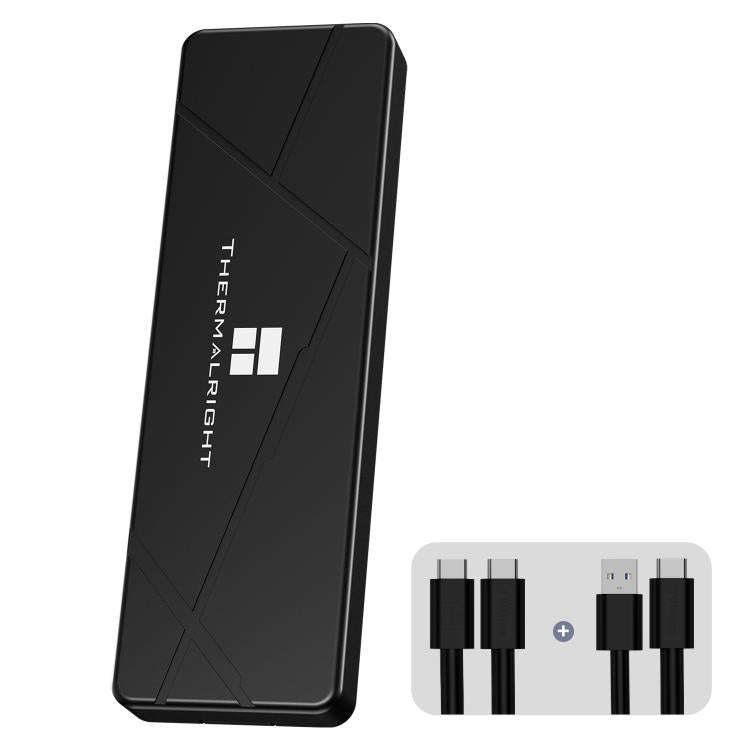 THERMALRIGHT HR-EB115 M.2 NVMe SSD Enclosure with USB to Type-C Cable & Type-C to Type-C Cable, E...