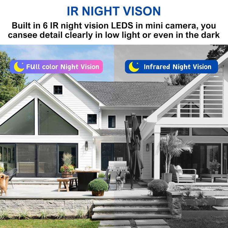 B01 Home HD Smart WiFi Camera, Supports Night Vision and Motion Detection, B01