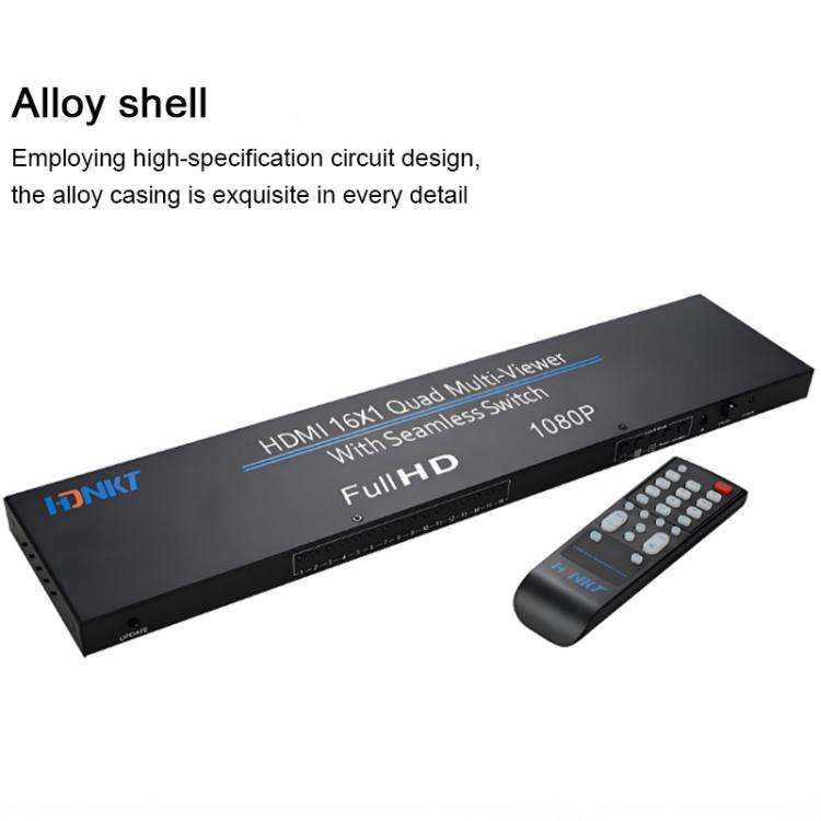 NK-816 HDMI 16x1 Multi-Viewer Supports Seamless Switch 1080P