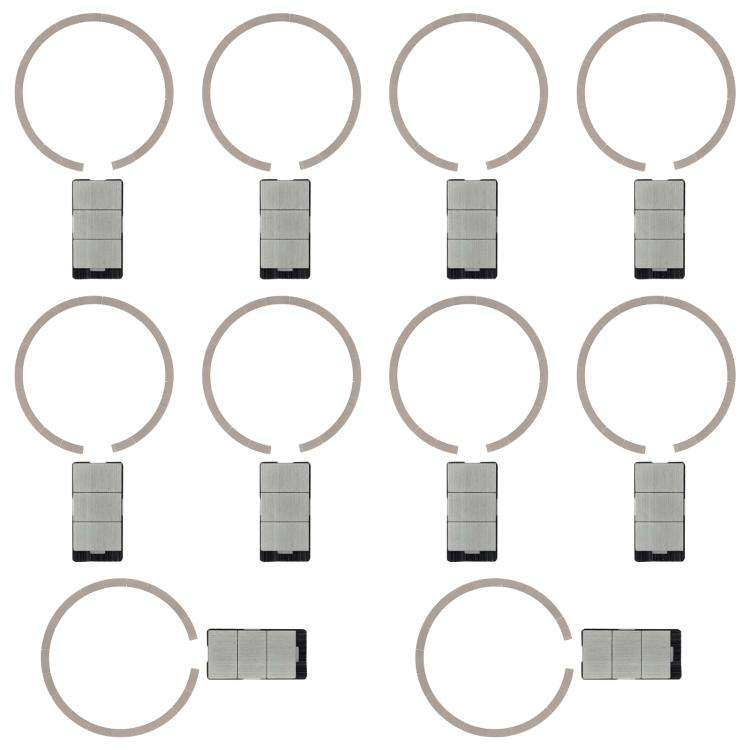 10set Wireless Charging Magnet, For iPhone 17 Pro Max, For iPhone 17 Pro, For iPhone 17, For iPho...
