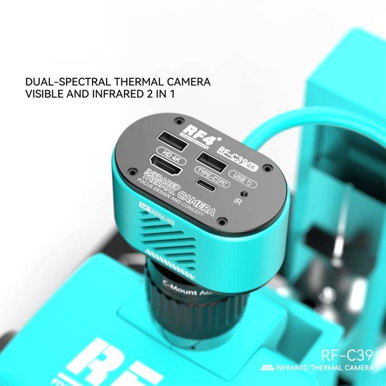 RF4 RF-C39 2 in 1 4K Visible and Infrared Dual-Spectral Thermal Camera for PCB Fault Detector, RF...