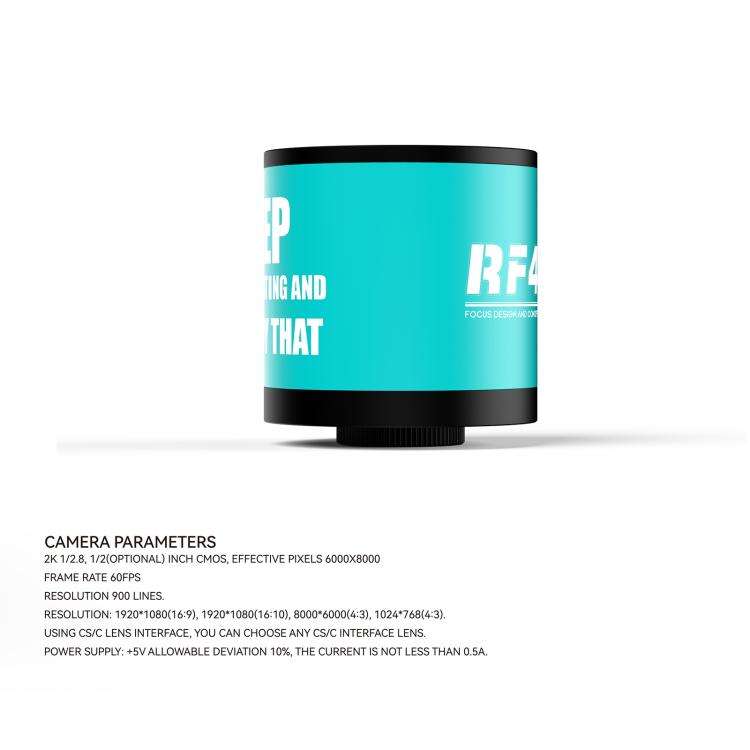 RF4 RF-2KC8 Lite 1080P HD High-Resolution Adjustable Camera for Trinocular Stereo Microscope, RF4...